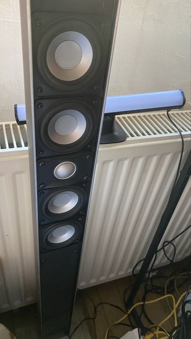Sistem audio Yamaha + ELAC 2.1 | Sunet puternic și clar