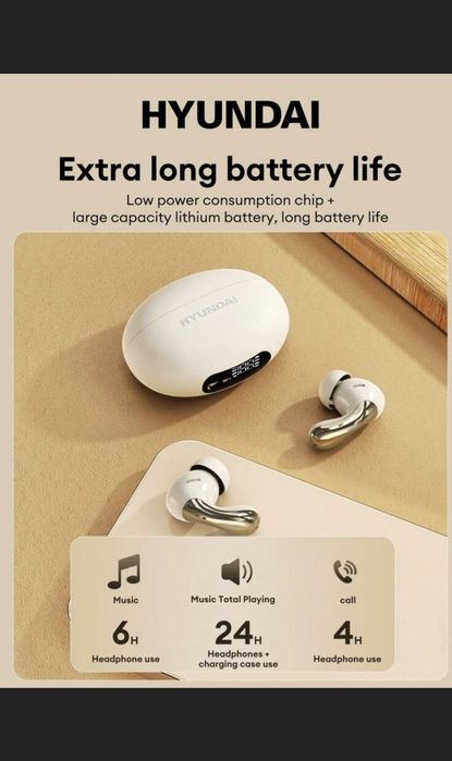 -Căști Bluetooth HYUNDAI -SIGILAT-