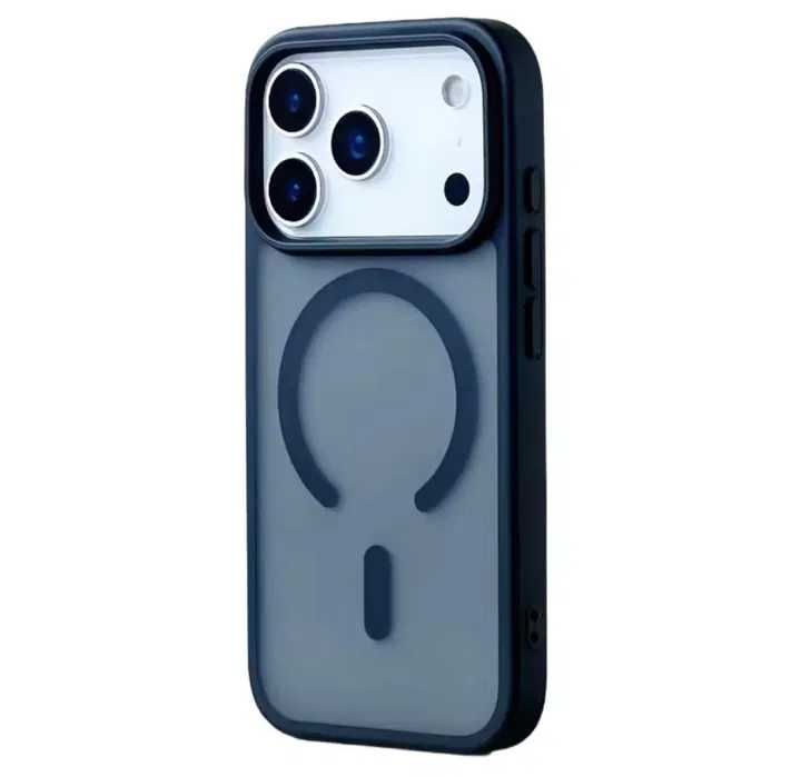 Husa Silicon / MagSafe / Spate fumuriu / Anti Soc / iPhone 17 Pro