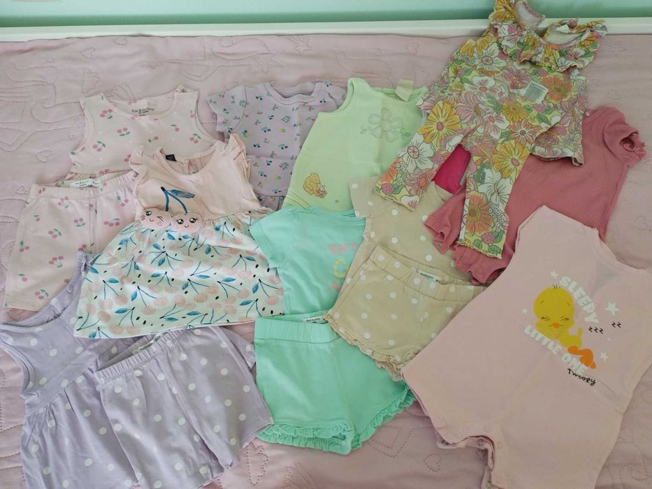 Бебешки дрехи за момиче 0-12 месеца