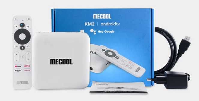 IP Tv Box Mecool KM2, Тв Бокс нов, с инсталирани Тв програми