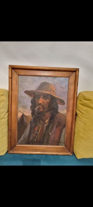 Tablou Placaj semnat Samuel Bogdanovici