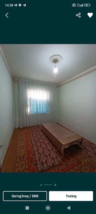 Buxoro shaharda uch xonali uy 200$