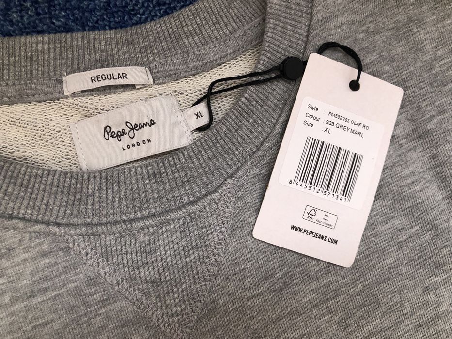 Pepe Jeans Crew Neck Logo Sweatshirt ОРИГИНАЛЕН мъжки суичър - XL