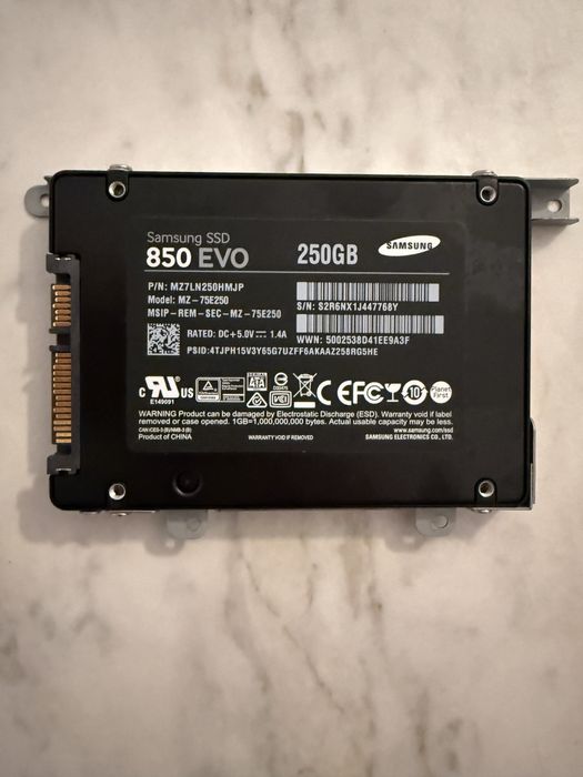 Ssd Samsung 250 GB