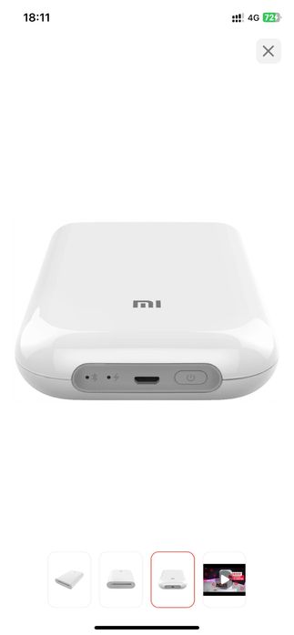Фотопринтер мини Xiaomi Mi