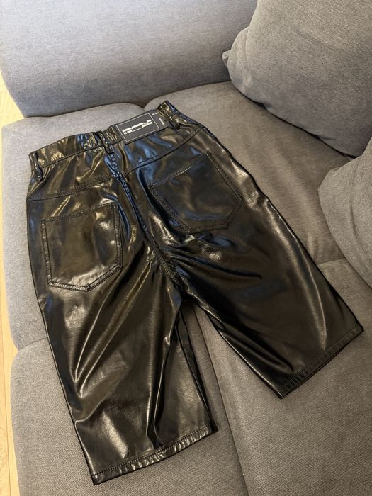 Тениска Saint Lurent/ Потник Balmain / Латексов панталон We11done