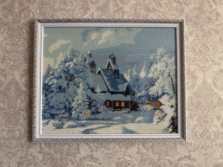 Картина в технике алмазная мозаика