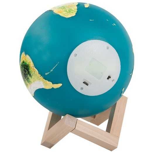 3D многоцветна Нощна лампа - светещ LED глобус с дистанционно