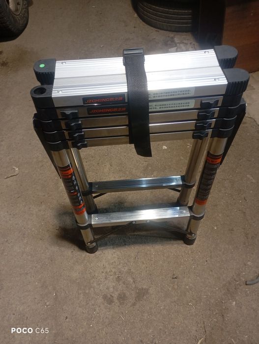 Лестница стремянка телескопическая