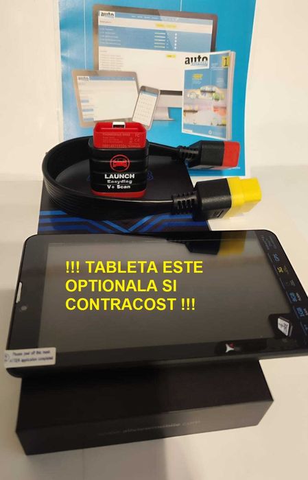 Interfata diagnoza auto Launch x431 full soft service auto multimarca turisme si autoutilitare update 2027 + cablu obd2 original protectie interfata