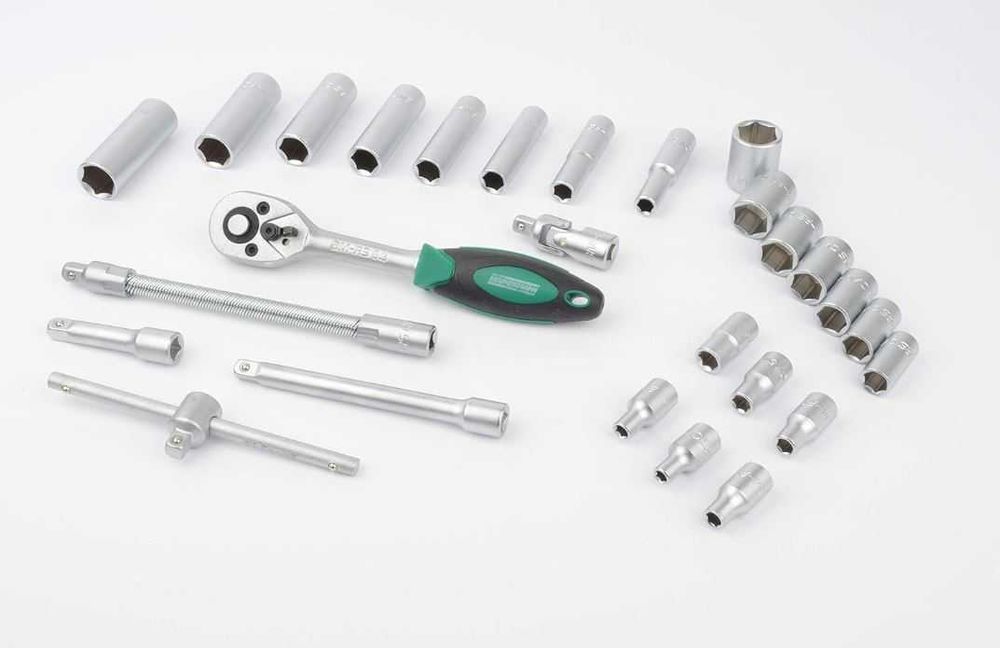 Bruder Mannesmann комплект гедоре 94 части (1/2 и 1/4)