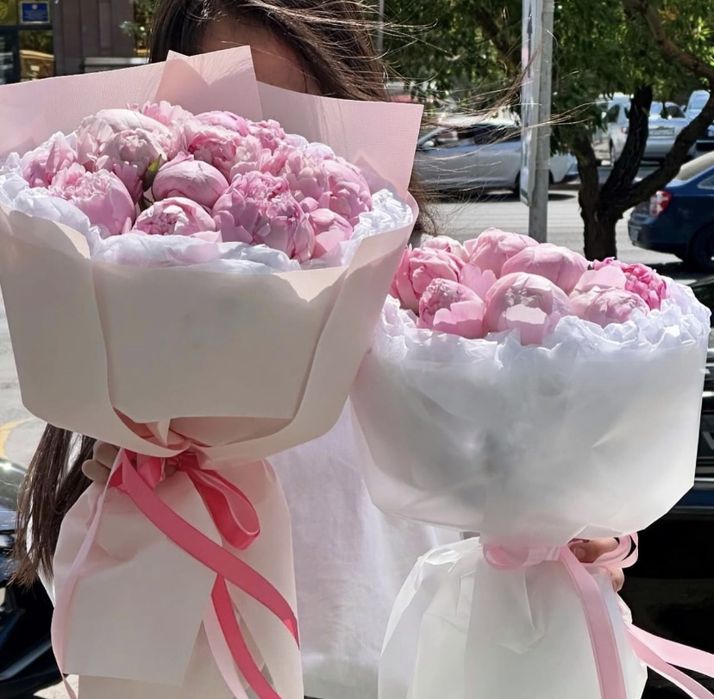 Пионы Алматы оптом и в Розницу