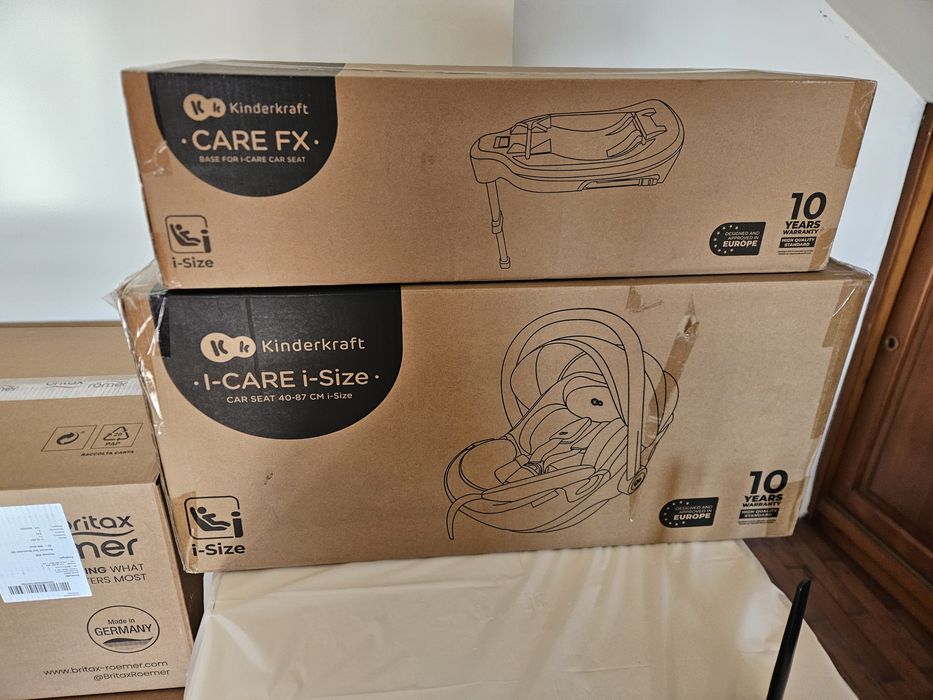 Кошница за кола KinderKraft - I-care, i-Size, с база