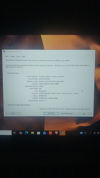 Laptop/tableta Lenovo