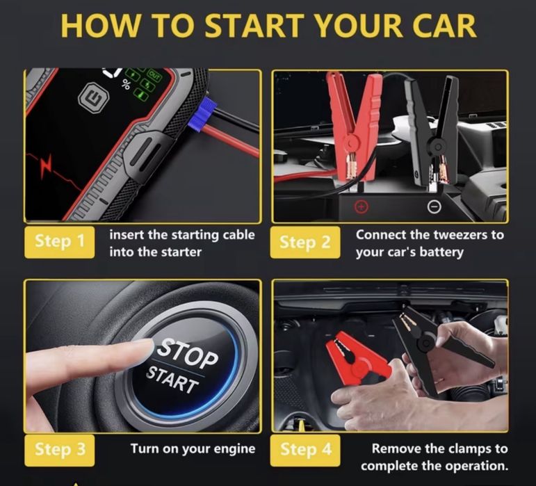 Преносима батерия за автомобил/Car Jump Starter