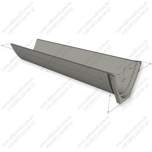 Лотки железобетонные ли 5