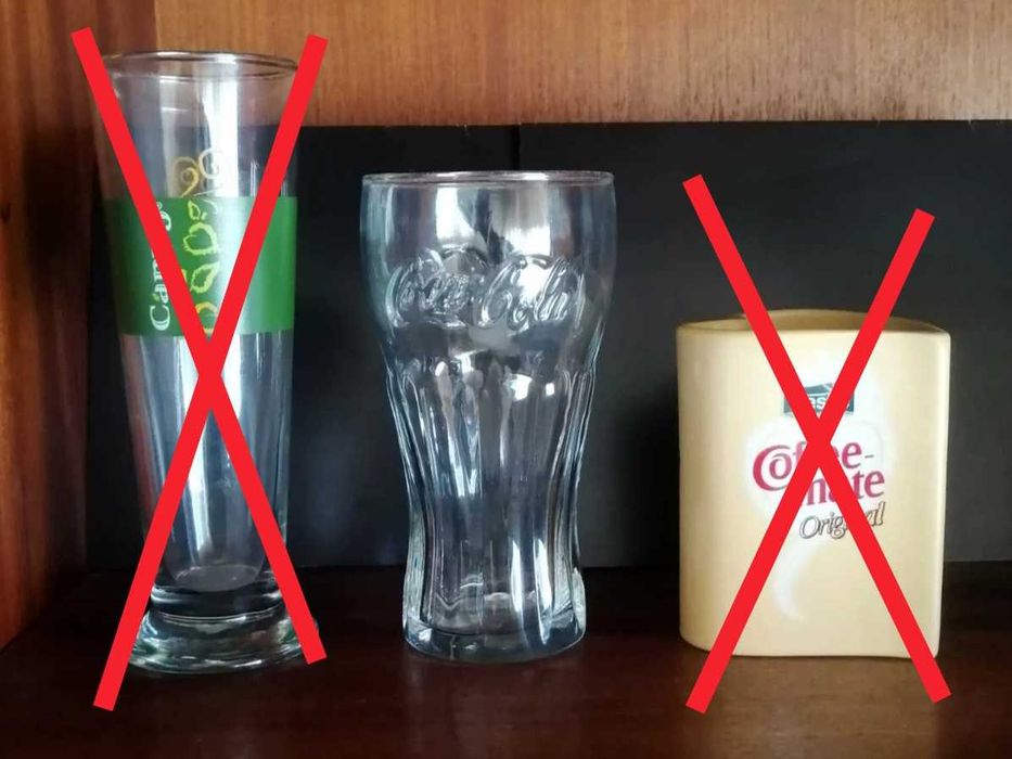 Cappy, Coca Cola, Nestle, Nivea чаши и кутии