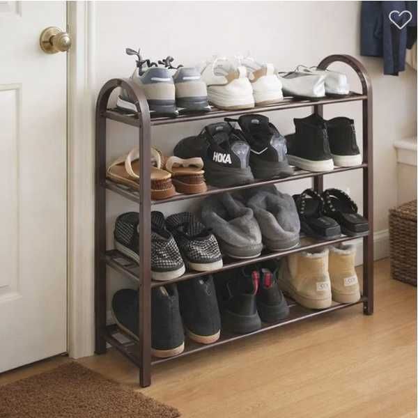 Декоративна етажерка за обувки Mercado Trade, 4 рафта, Кафяв