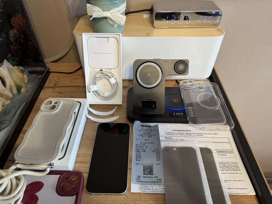 iPhone 15 128gb Green с Гаранция Yettel