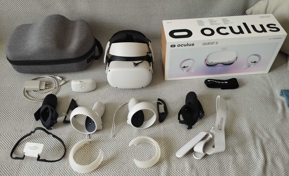 VR очки Oculus / Meta Quest 2 128 gb  +  BoboVR M2 Pro + аксессуары
