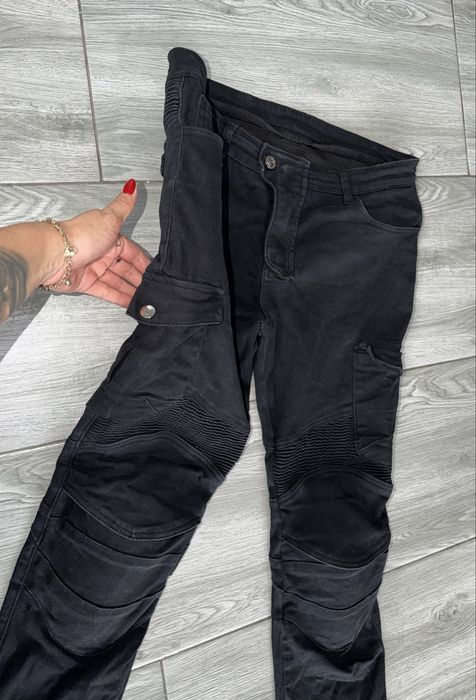 Blugi moto tip cargo măsura L elastici