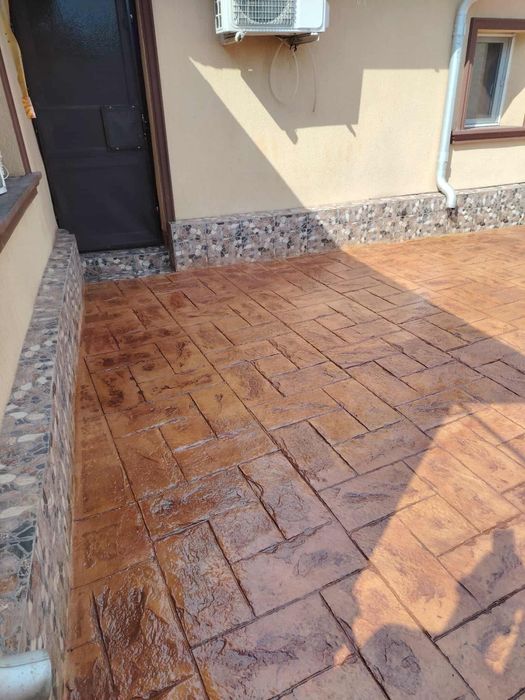 #Pavaj din beton amprentat #