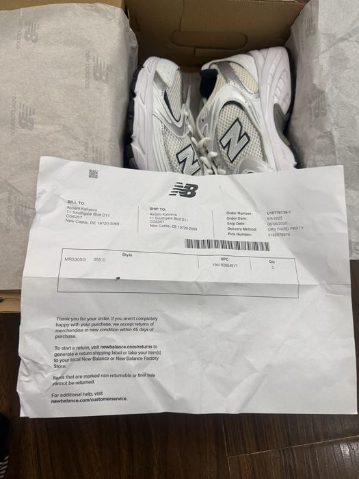 Кроссовки NB 530. Оригинал с USA