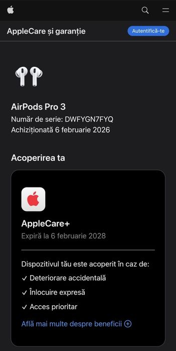 AirPods 3 Pro cu ANC