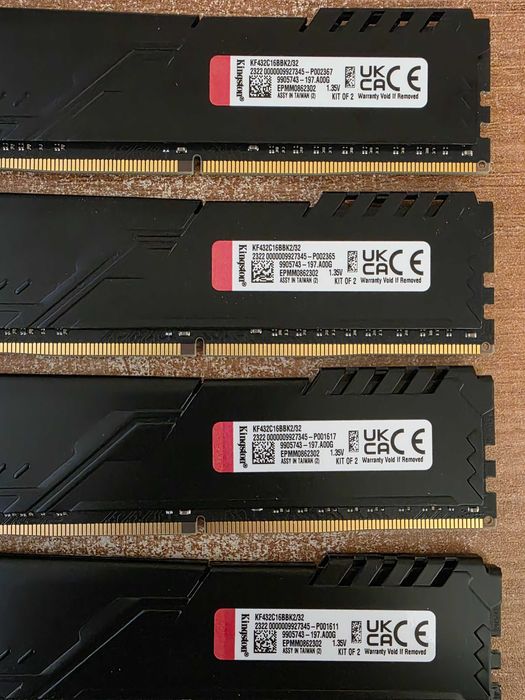 Kingston Fury Beast 64GB DDR4 3200MHz (4x16GB)