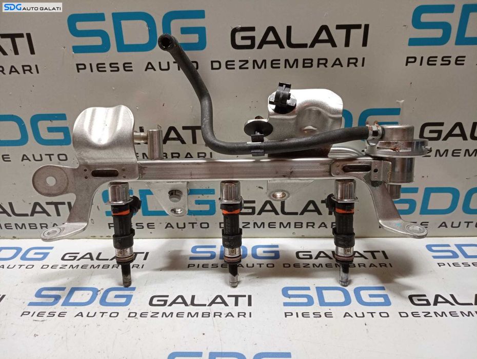 Rampa Cu Injector Injectoare Dacia Logan 2 0.9 TCE 2012 - 2020 Cod 175201470R 0280158366 166004787R H8201505544 [M5607] [M5608]