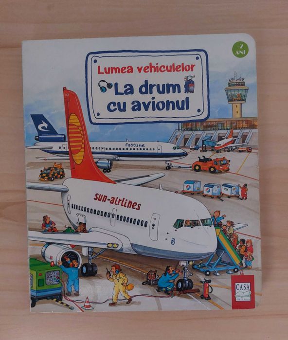 Pachet 2 carti editura Casa, cartonate - La drum cu avionul/Cauta si gaseste, pret total