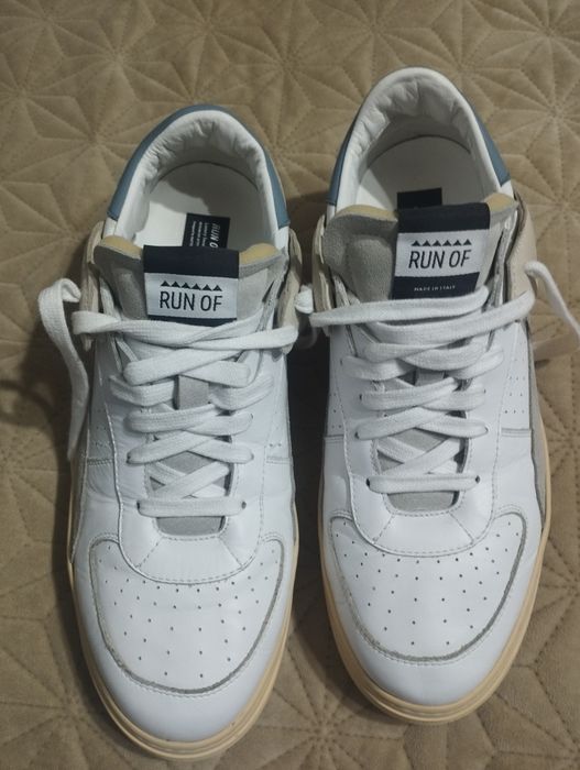 Sneakers premium Run Of piele naturala măr 44