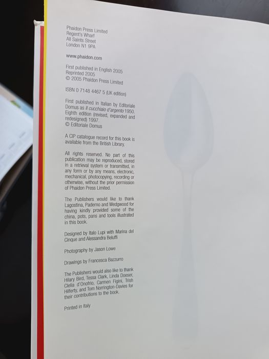 Carte de bucate The silver spoon Phaidon