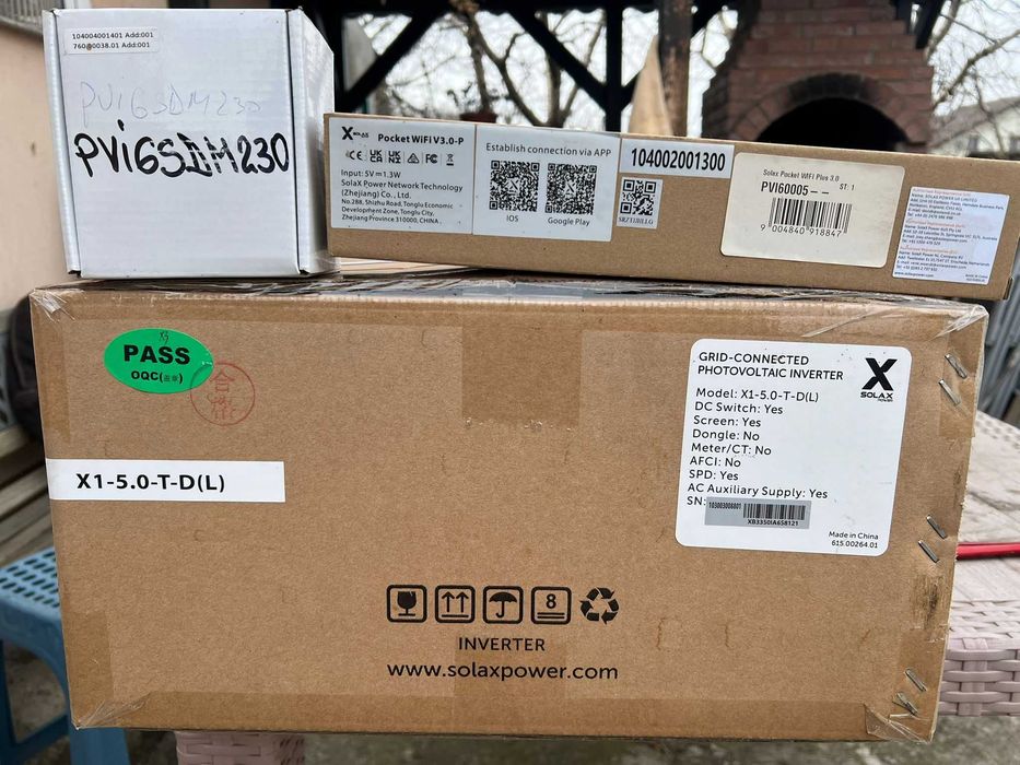 Inverstor solar on-grid monofazat Solax 5kW