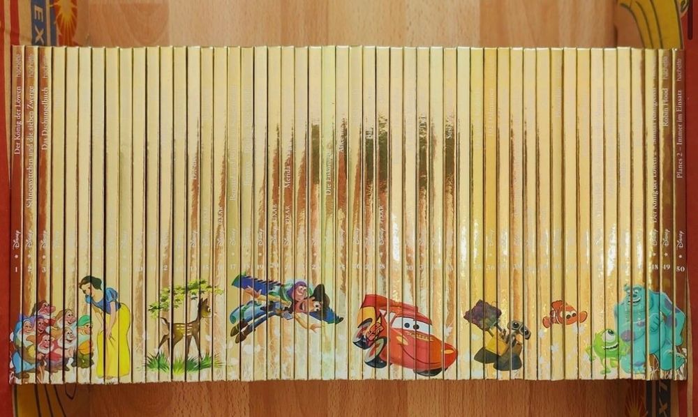 Cărți Disney Gold Hachette în GERMANĂ, 1-287 complet