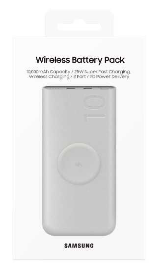 Baterie ext wireless SAMSUNG 10000 mAh, 2xUSB-C, Super Fast Charge 25W