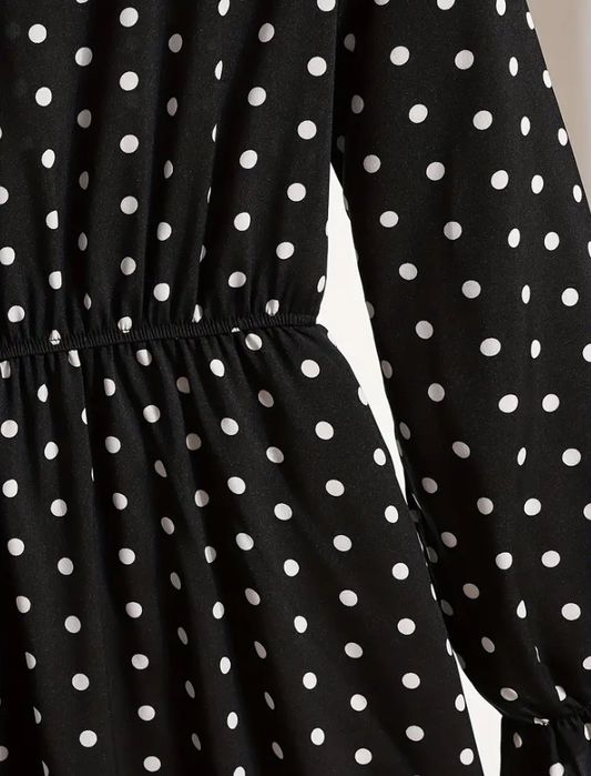 Платье в горошек