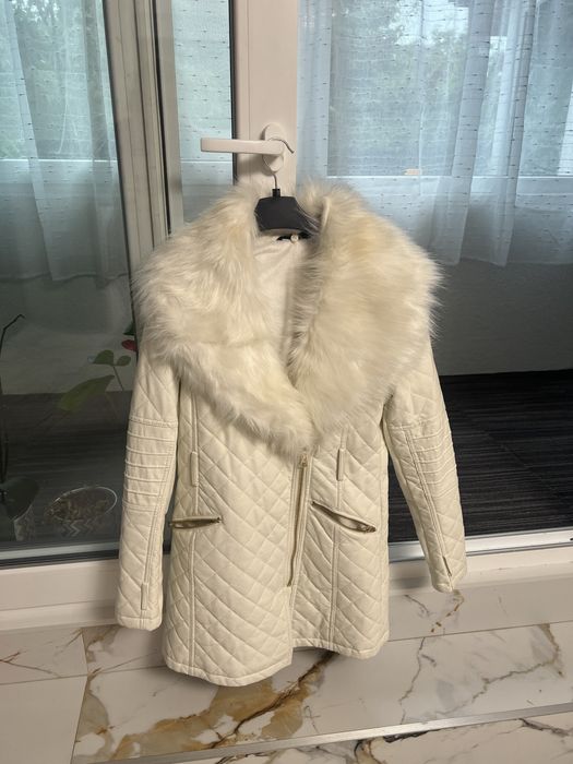 Palton imitatie piele