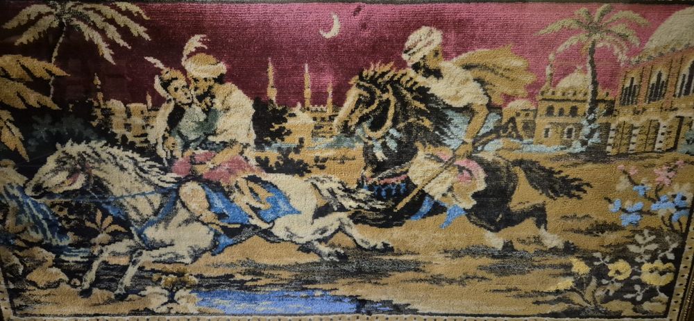 винтидж гоблен/машинотъкано пано с ориенталски мотив