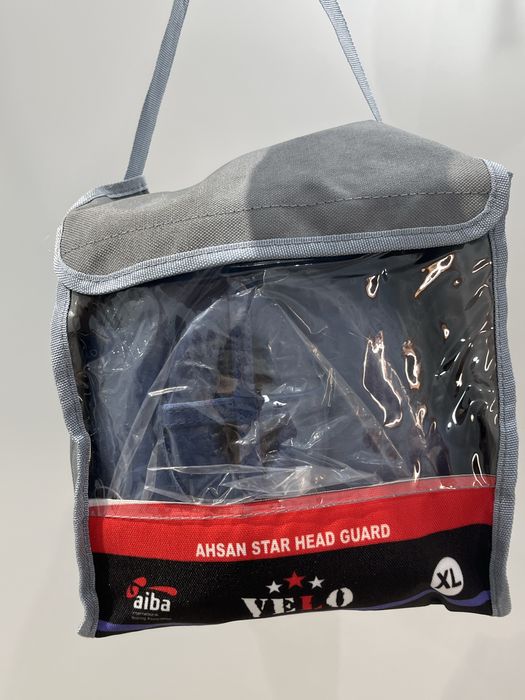 Кожанный шлем velo для единоборств