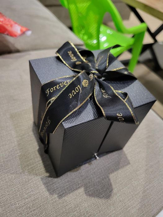 Кутия за бижу с роза