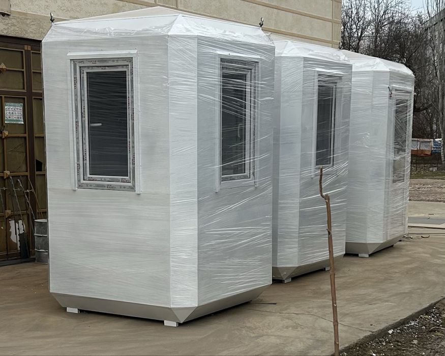 Охранная будка металличиский и порошковая краска