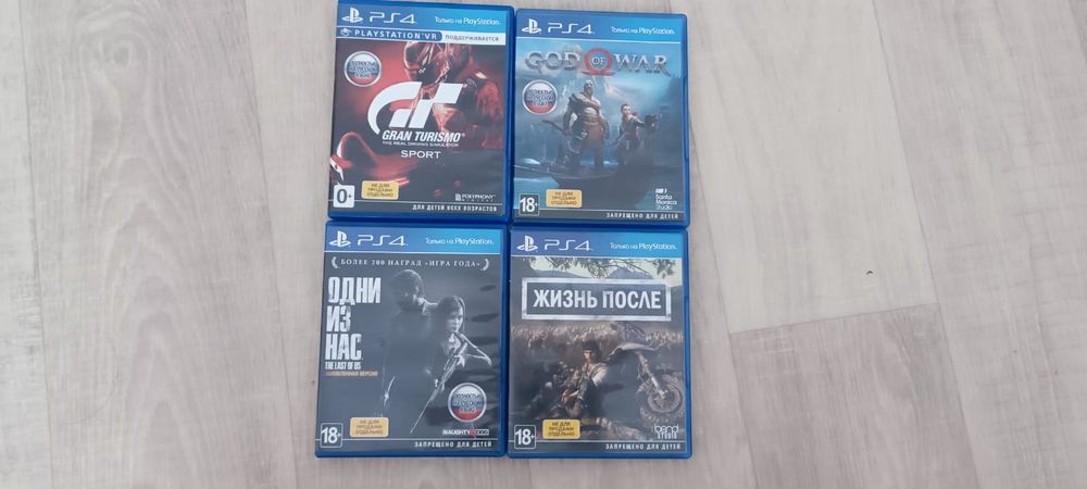 PS4 slim, VR очки CUH-ZVR2, 1 джойстик, 2 мува.