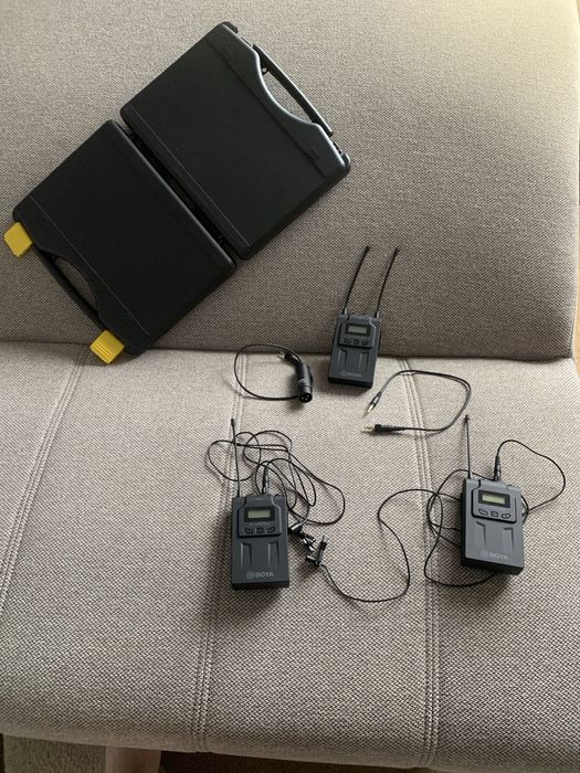 Sistem de microfon wireless dual UHF Boya BY-WM8 Pro-K2