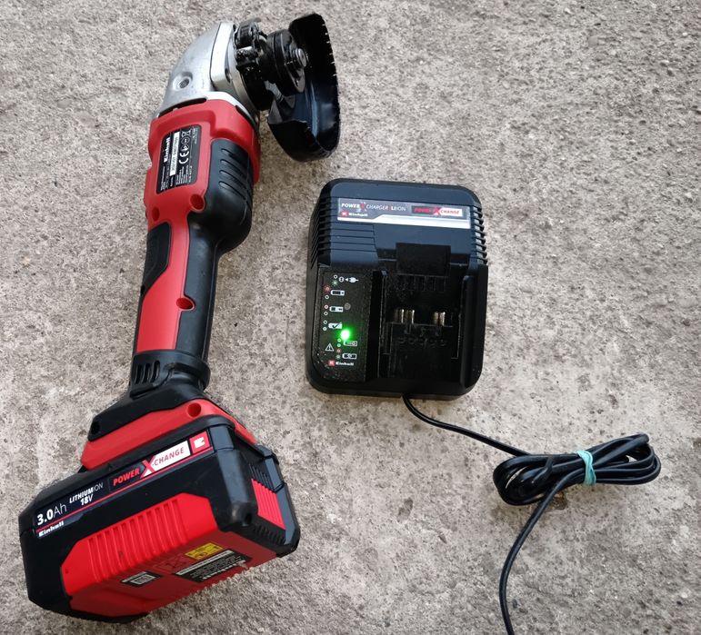 Flex EINHELL AXXIO, brushless, acumulator 3Ah, încărcător rapid