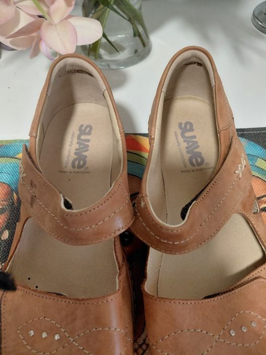 Sandale piele, mas39, suave naturally