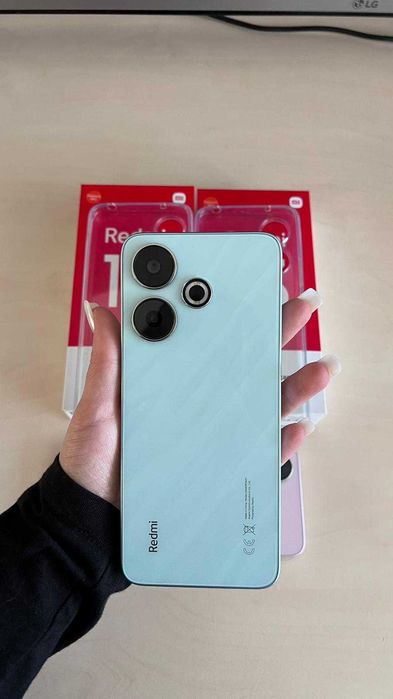 Telefon mobil Xiaomi Redmi 13, 6GB RAM, 128GB, Ocean Blue & Pearl Pink