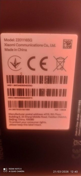 Redmi Note 11 Pro 5 G 6 GB RAM 128 ROM, Graphite Gray