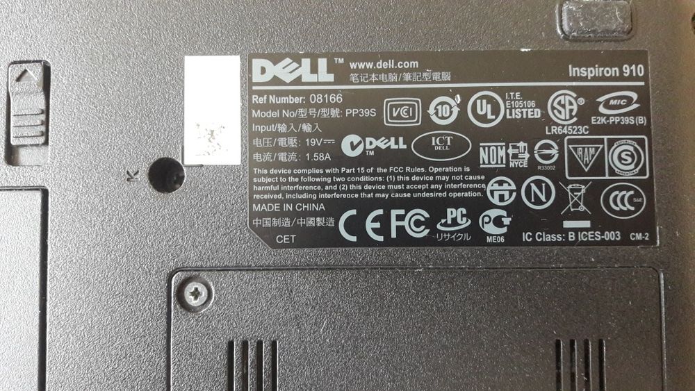 Dell Inspiron 910